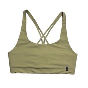 On Cloud olive green movement bra